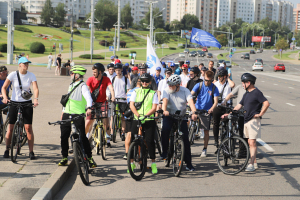 В Минске прошел велопробег, посвященный 80-летию освобождения Беларуси от немецко-фашистских захватчиков