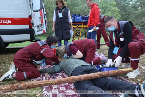 Под Столбцами соревнуются бригады скорой помощи