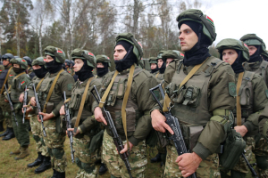 В строю — добровольцы: в Витебске и Полоцке прошли очередные занятия ближайшего резерва ОМОНа и спецназа ВВ