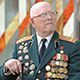 One hundred year old veteran Vasily Michurin, a Hero of the Soviet Union, awarded the Union State Standing Committee prize