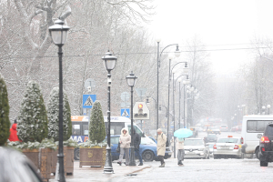 Фотозарисовка. В Гродно пришла зима