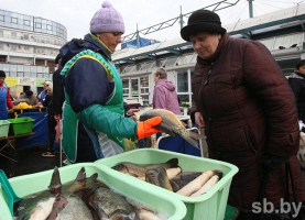 Рыбный бум: за выходные минчане купили более 7 тонн рыбы на 15 тыс$ 