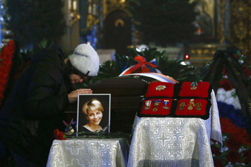 В России простились с погибшими при крушении Ту-154 над Черным морем 