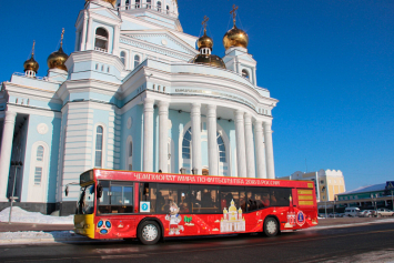 По улицам Саранска прошло 50 новых автобусов "МАЗ"