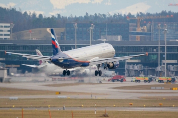 Самолет «Аэрофлота» экстренно сел в Цюрихе из-за возгорания в двигателе