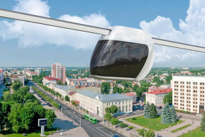 В Беларуси тестируют автобусы, парящие над землей