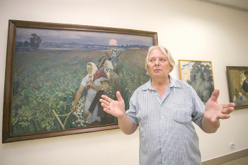 После выставки в Минске Владимир Уроднич подарит большую коллекцию своих картин Столинской галерее