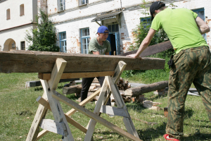 Пятнадцатый год волонтеры и энтузиасты своими силами восстанавливают Любчанский замок