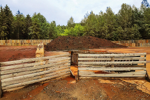 За живописным лесным поселком в Ивацевичском районе предприниматель складировал 7 тысяч тонн опасных отходов