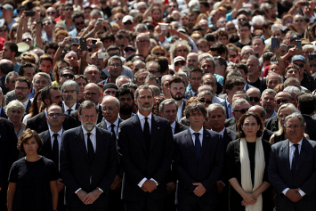 В Испании прошла минута молчания в память о жертвах терактов
