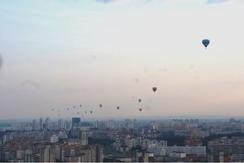Фоторепортаж: в Минске проходит кубок по воздухоплаванию