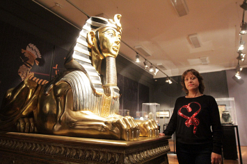 В Национальном художественном музее открылась выставка "Сокровища Древнего Египта", создание которой заняло 10 лет
