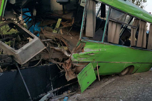 В результате аварии с автобусом под Харьковом пострадали более 20 человек