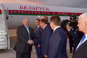 Александр Лукашенко прибыл с рабочим визитом в Сочи