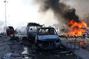Жертвами взрыва в столице Сомали стали не менее 40 человек 