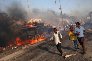 Количество жертв теракта в столице Сомали увеличилось до 189 человек
