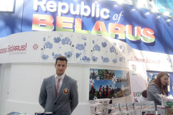 Белорусская делегация Всемирного фестиваля молодежи и студентов презентовала национальный выставочный стенд 