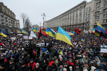 В Киеве прошел организованный сторонниками Саакашвили "Марш за импичмент"