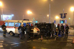 ДТП с участием скорой и легкового автомобиля произошло в Витебске