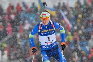 Домрачева стала четвертой в спринте на этапе КМ в Антхольце 