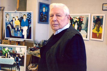 В Национальном художественном музее открылась персональная выставка народного художника Леонида Щемелева, приуроченная к 95-летию мастера