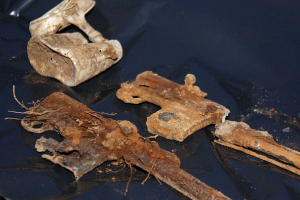 В Гродно на стройке нашли человеческие останки времен ВОВ