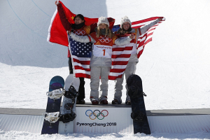 Американская сноубордистка Хлоя Ким завоевала олимпийское золото в хаф-пайпе