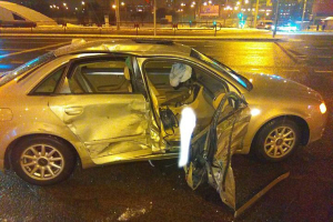 В Минске 19-летняя китаянка на Audi не пропустила автобус: пострадали четверо человек
