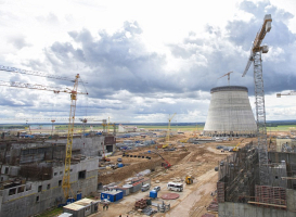 На втором энергоблоке БелАЭС завершено бетонирование фундамента турбоагрегата