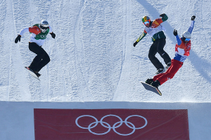 Француз Пьер Вольтье стал двукратным олимпийским чемпионом в сноуборд-кроссе