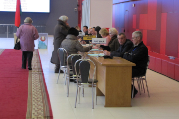 Явка избирателей в Гомельской области составляет 76,12%