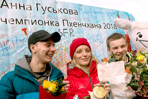 Анна Гуськова: олимпийскую медаль посвящаю папе