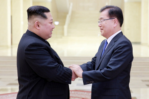 Ким Чен Ын пообещал содействовать снижению военной напряженности в Корее