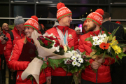 Паралимпийская сборная Беларуси вернулась домой из Пхенчхана