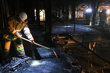 В Кемерово закончены работы по ликвидации последствий пожара в "Зимней вишне"