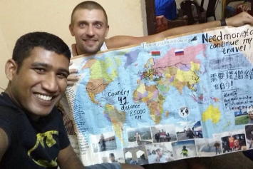 Путешественник из Могилева побывал в 60 странах и останавливаться на этом не собирается
