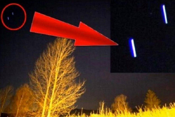 В Норвегии фотограф запечатлел три светящихся НЛО