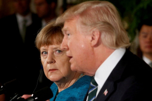 Меркель прибыла в Вашингтон для встречи с Трампом