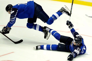 Чемпионат мира по хоккею: финны потерпели первое поражение