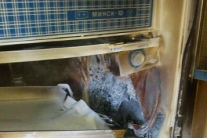 В минском общежитии из-за замыкания холодильника произошел пожар