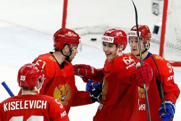 ЧМ по хоккею: Сборная России победила словаков, гарантировав себе минимум второе место в группе