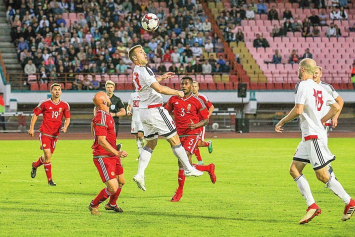 Сборная Беларуси порадовала содержанием игры в товарищеском матче против команды Венгрии