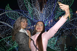Яркие световые объекты украсили Новополоцк к 60-летию города