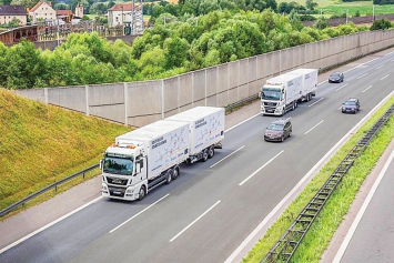 В Германии на автобане между Мюнхеном и Нюрнбергом беспилотные грузовики будут совершать по три поездки в день