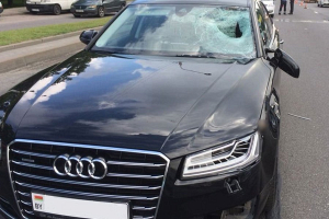 В Минске водитель Audi насмерть сбил мужчину на проспекте Независимости
