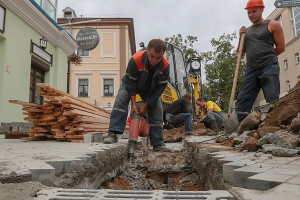 В Минске решают проблему подтоплений на улице Революционной