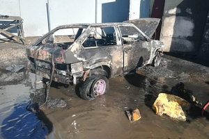 В Минске ремонт автомобиля закончился пожаром