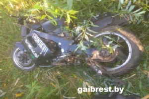 В Пинском районе погиб пассажир мотоцикла