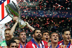Мадридский "Атлетико" в третий раз стал обладателем Суперкубка УЕФА