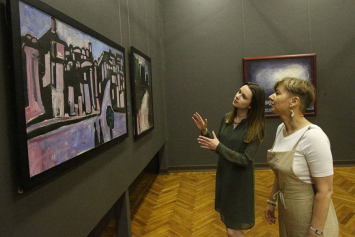 Выставка к 100-летию художника Израиля Басова открылась в НХМ
